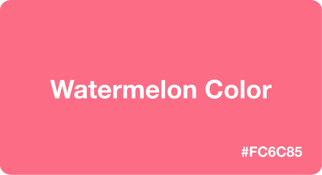 Watermelon Color Best Practices, Color Codes, Palettes & More!